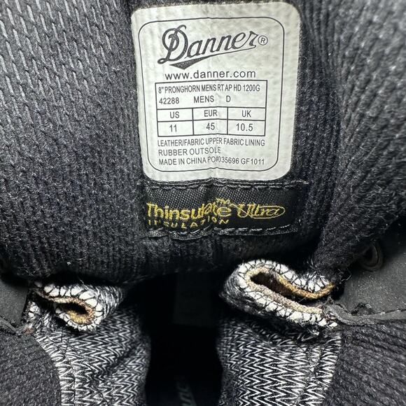 Gore-Tex Danner Real tree Pronghorn 8" 1200G Insulated Waterproof Men’s 11D - Picture 13 of 16